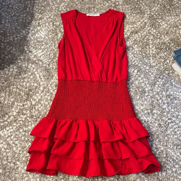 Amanda Uprichard Chantal Smocked Mini Dress - Picture 2 of 3